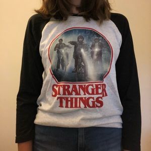 Official Stranger Things Merch Baseball Tee